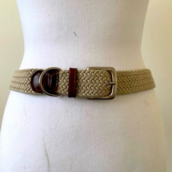 Tan Woven Belt with Brown Accents - Picture 7 of 7